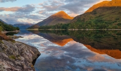 Loch Leven at sunset